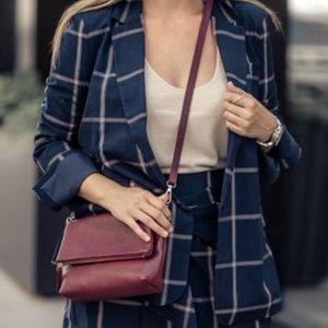 Leith Plaid Blazer NWOT